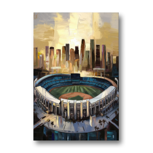 Los Angeles Dodgers Stadium - Canvas Wall Art - Front