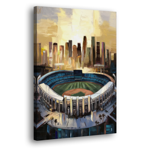 Los Angeles Dodgers Stadium - Canvas Wall Art - Side