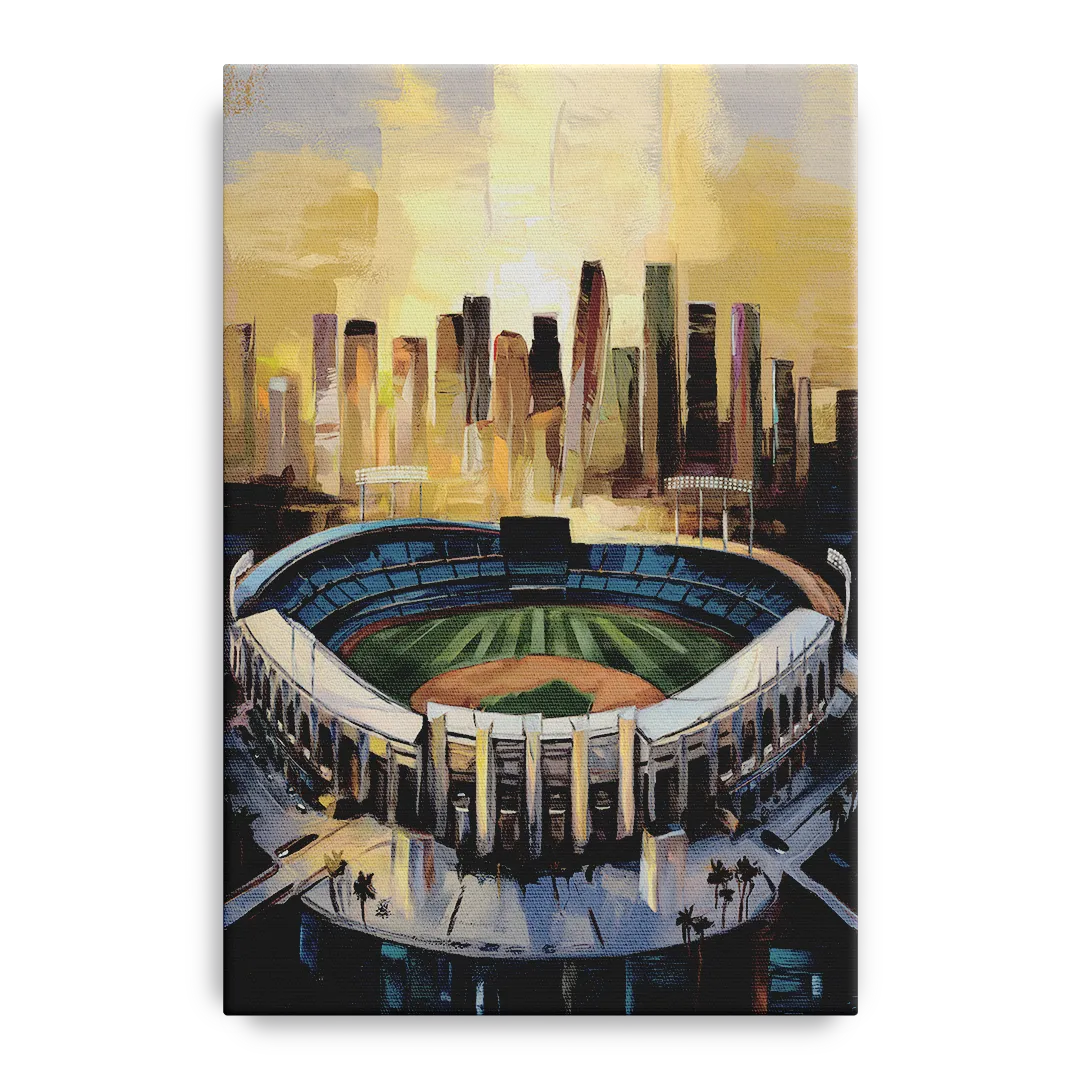 Los Angeles Dodgers Stadium Front - Canvas Wall Art