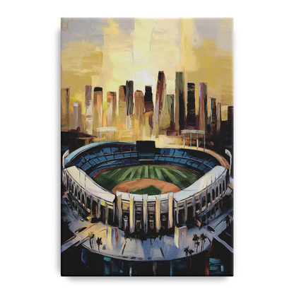 Los Angeles Dodgers Stadium Front - Canvas Wall Art