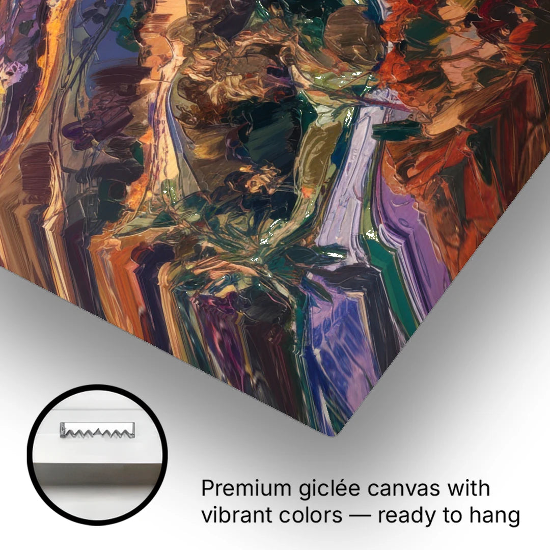 Los Angeles Hollywood Hills - Canvas Wall Art - Gallery Wrap Corner