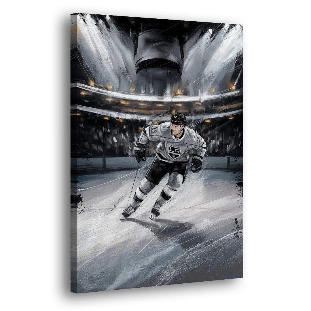 Los Angeles Kings Ice Hockey Side - Canvas Wall Art