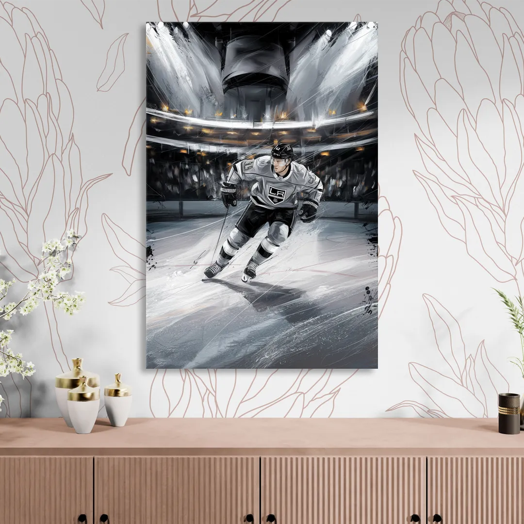 Los Angeles Kings Ice Hockey Sitting Room - Canvas Wall Art