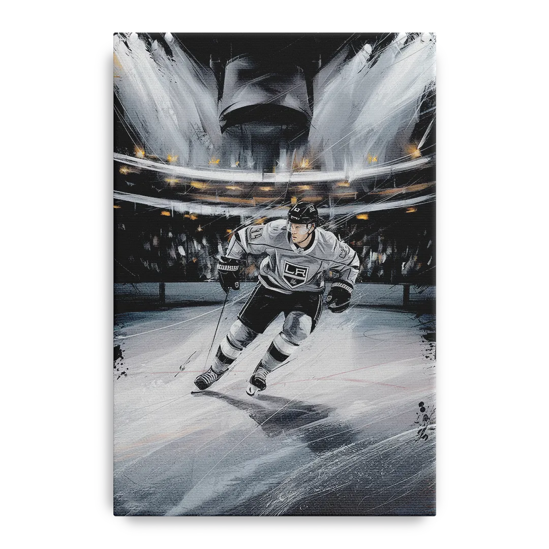 Los Angeles Kings Ice Hockey Front - Canvas Wall Art