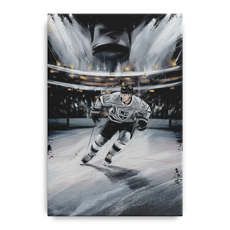 Los Angeles Kings Ice Hockey Front - Canvas Wall Art