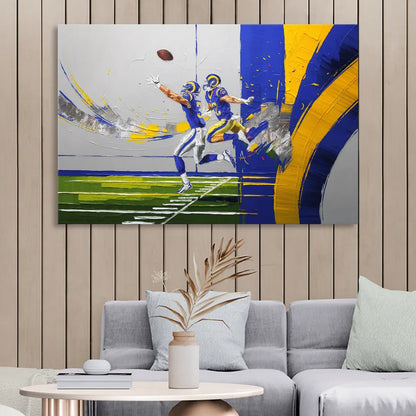 Los Angeles Rams Super Bowl Champions Sitting Room - Canvas Wall Art