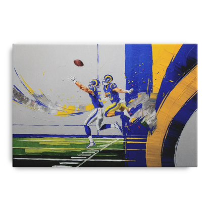 Los Angeles Rams Super Bowl Champions Front - Canvas Wall Art