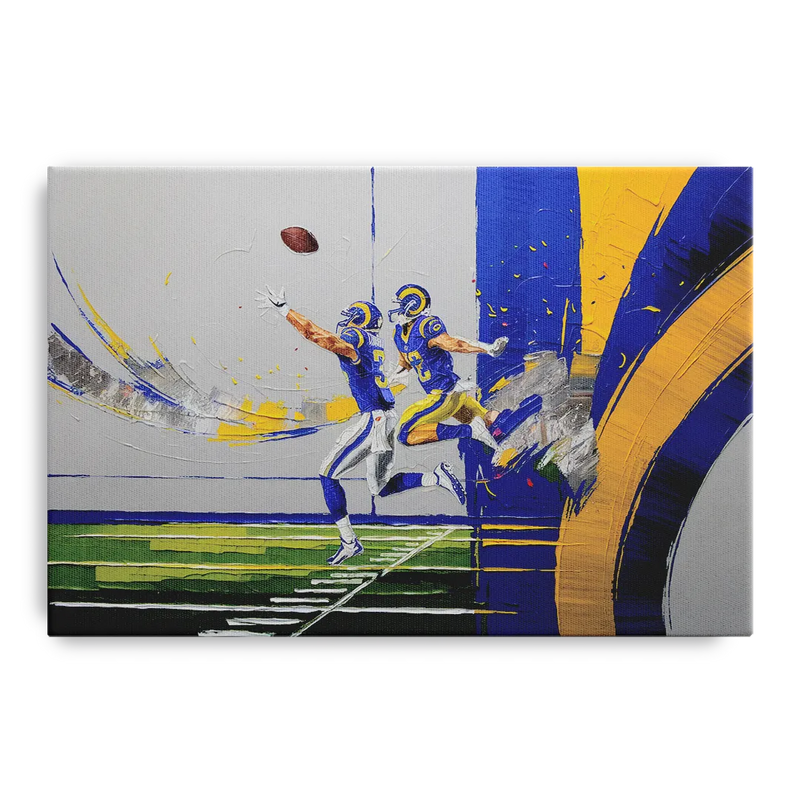 Los Angeles Rams Super Bowl Champions Front - Canvas Wall Art