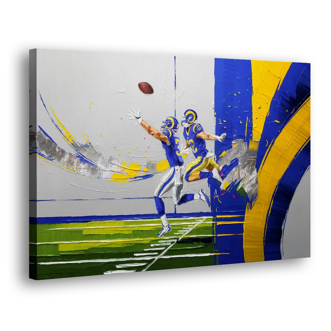 Los Angeles Rams Super Bowl Champions Side - Canvas Wall Art