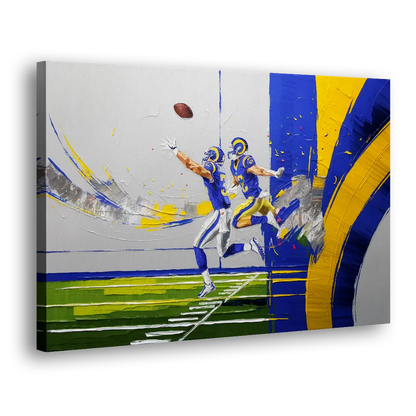 Los Angeles Rams Super Bowl Champions Side - Canvas Wall Art