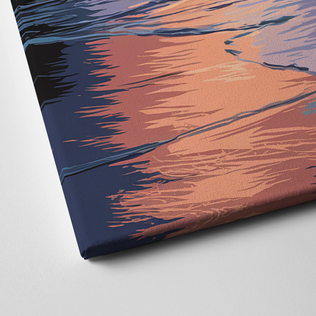 Los Angeles Santa Monica Pier Canvas Close Up