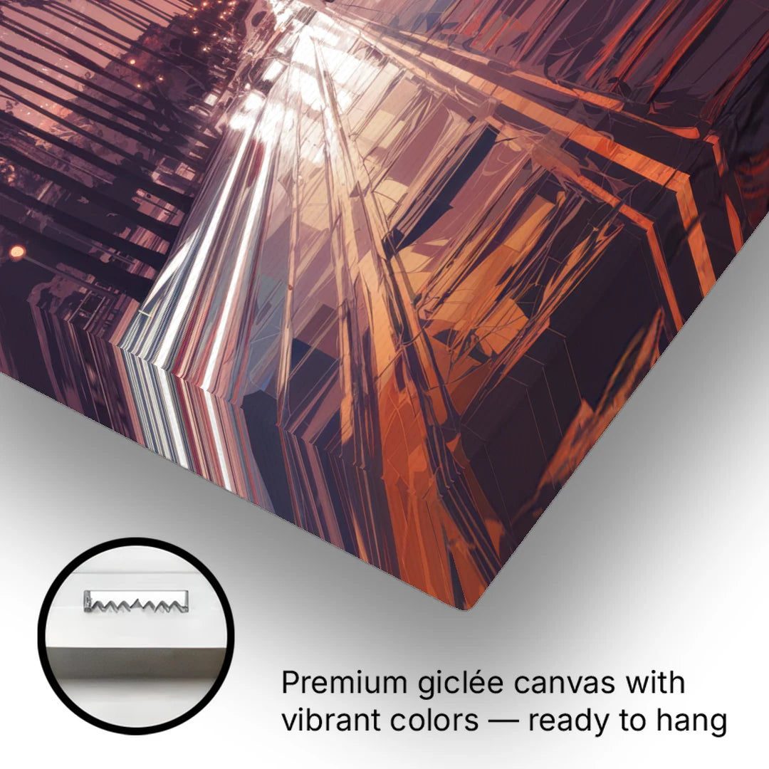 Los Angeles Sunset Boulevard - Canvas Wall Art - Gallery Wrap Corner