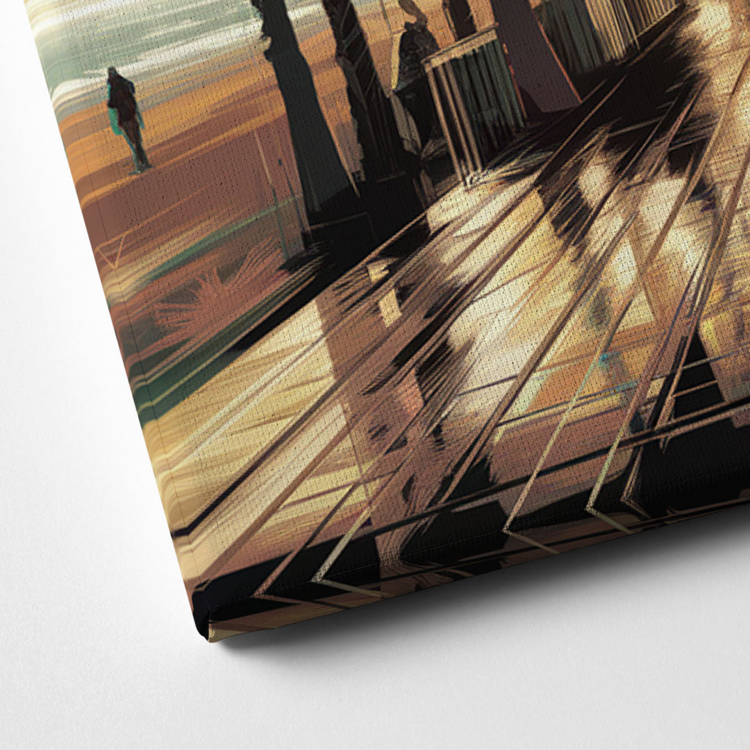 Los Angeles Venice Beach Boardwalk Canvas Close Up