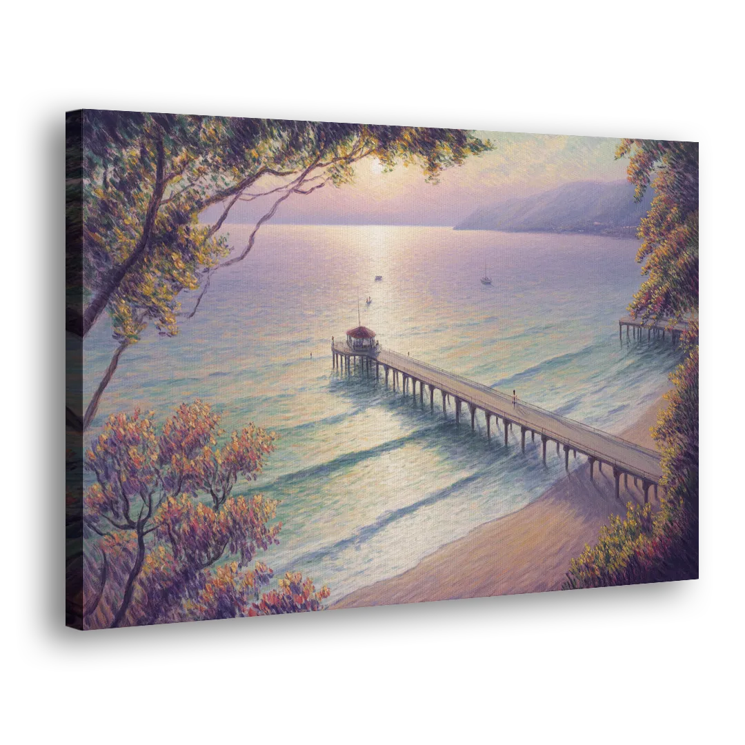 Los Muertos Pier Side - Canvas Wall Art