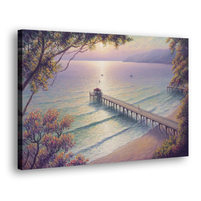 Los Muertos Pier Side - Canvas Wall Art