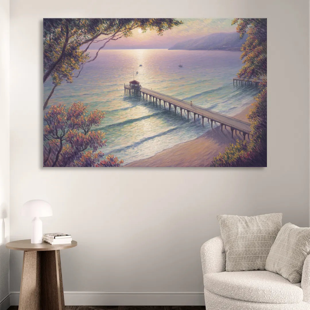 Los Muertos Pier Sitting Room - Canvas Wall Art