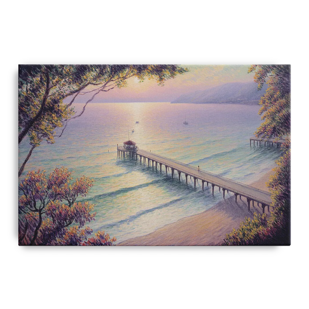 Los Muertos Pier Front - Canvas Wall Art