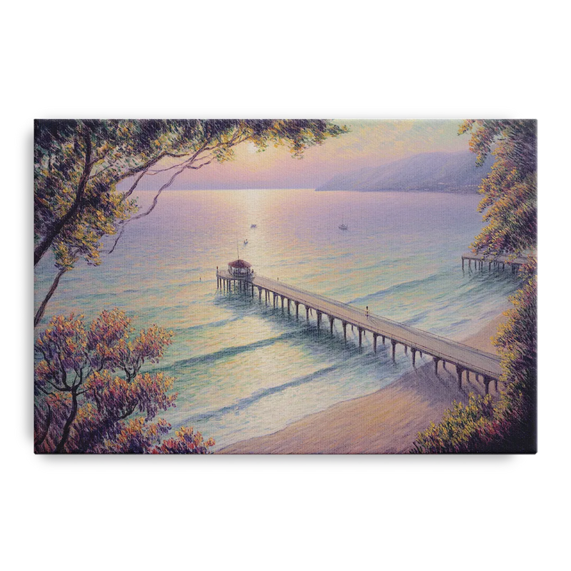 Los Muertos Pier Front - Canvas Wall Art
