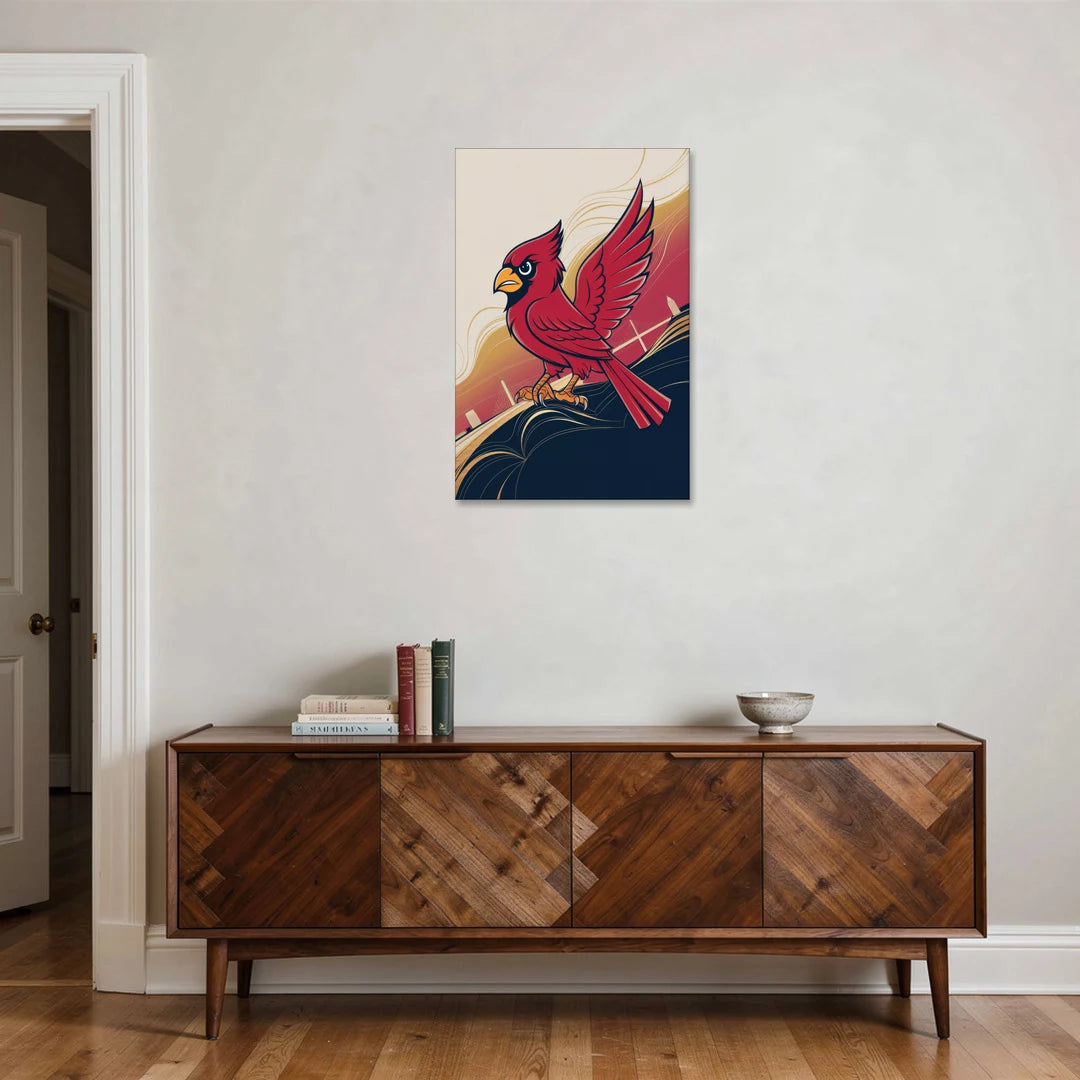 Louisville Cardinals Pride - Canvas Wall Art - Coffee Table - 24x36