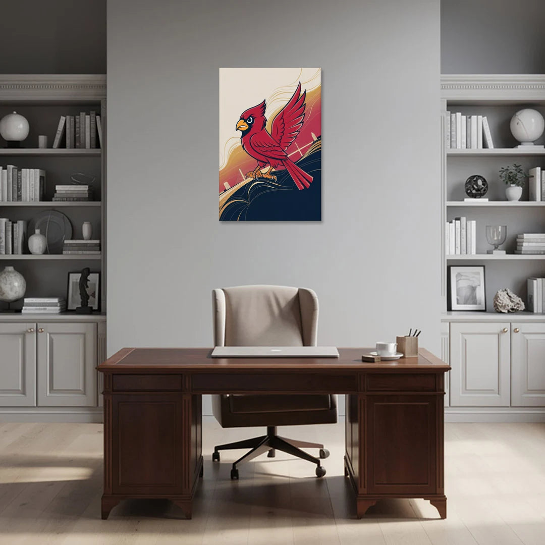 Louisville Cardinals Pride - Canvas Wall Art - Office - 24x36