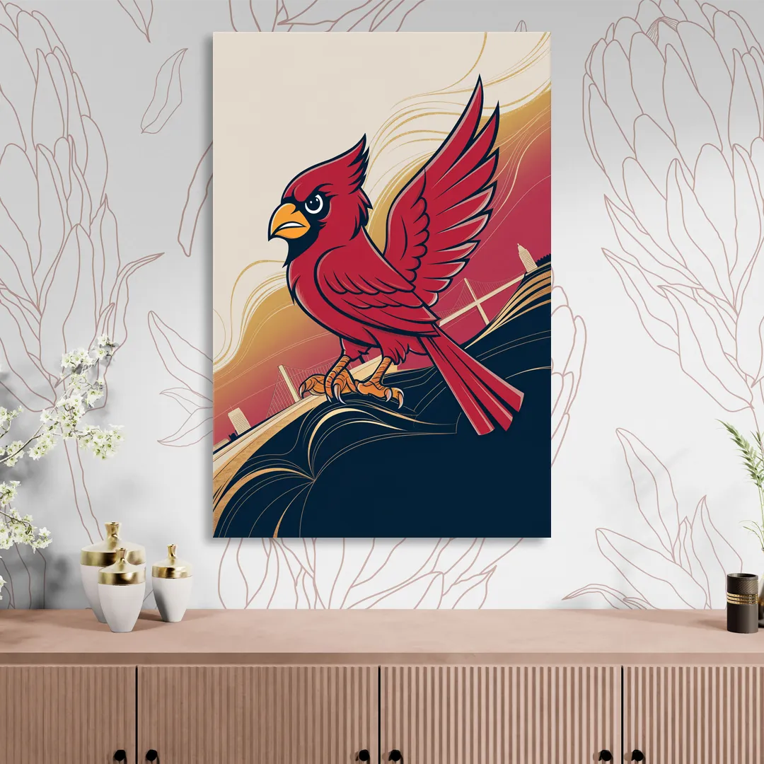 Louisville Cardinals Pride Sitting Room - Canvas Wall Art