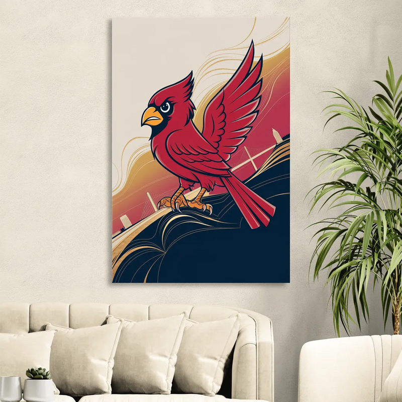 Louisville Cardinals Pride Living Room - Canvas Wall Art