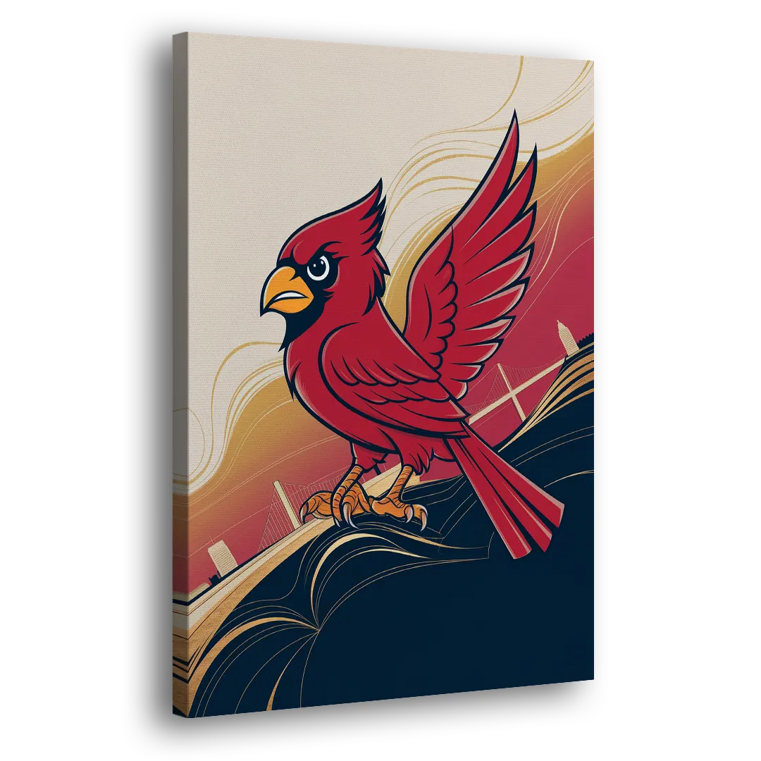Louisville Cardinals Pride Side - Canvas Wall Art