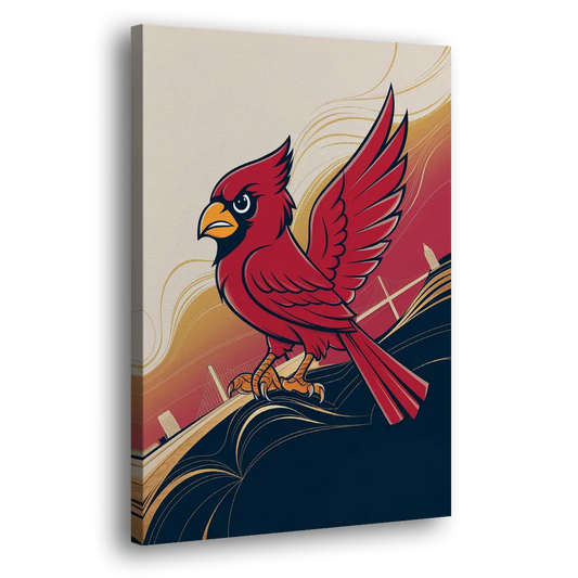 Louisville Cardinals Pride Side - Canvas Wall Art