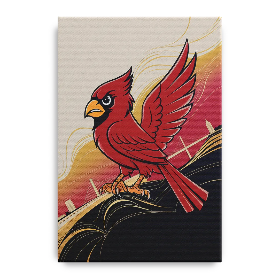 Louisville Cardinals Pride Front - Canvas Wall Art