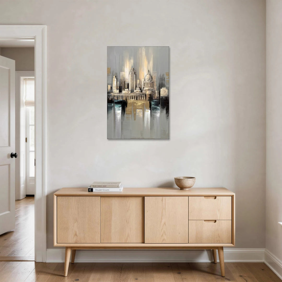 Louisville Historic Landmarks - Canvas Wall Art - Coffee Table - 24x36