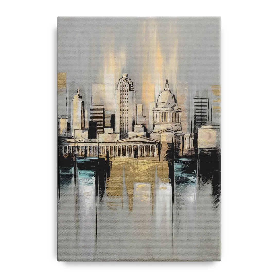 Louisville Historic Landmarks Front - Canvas Wall Art