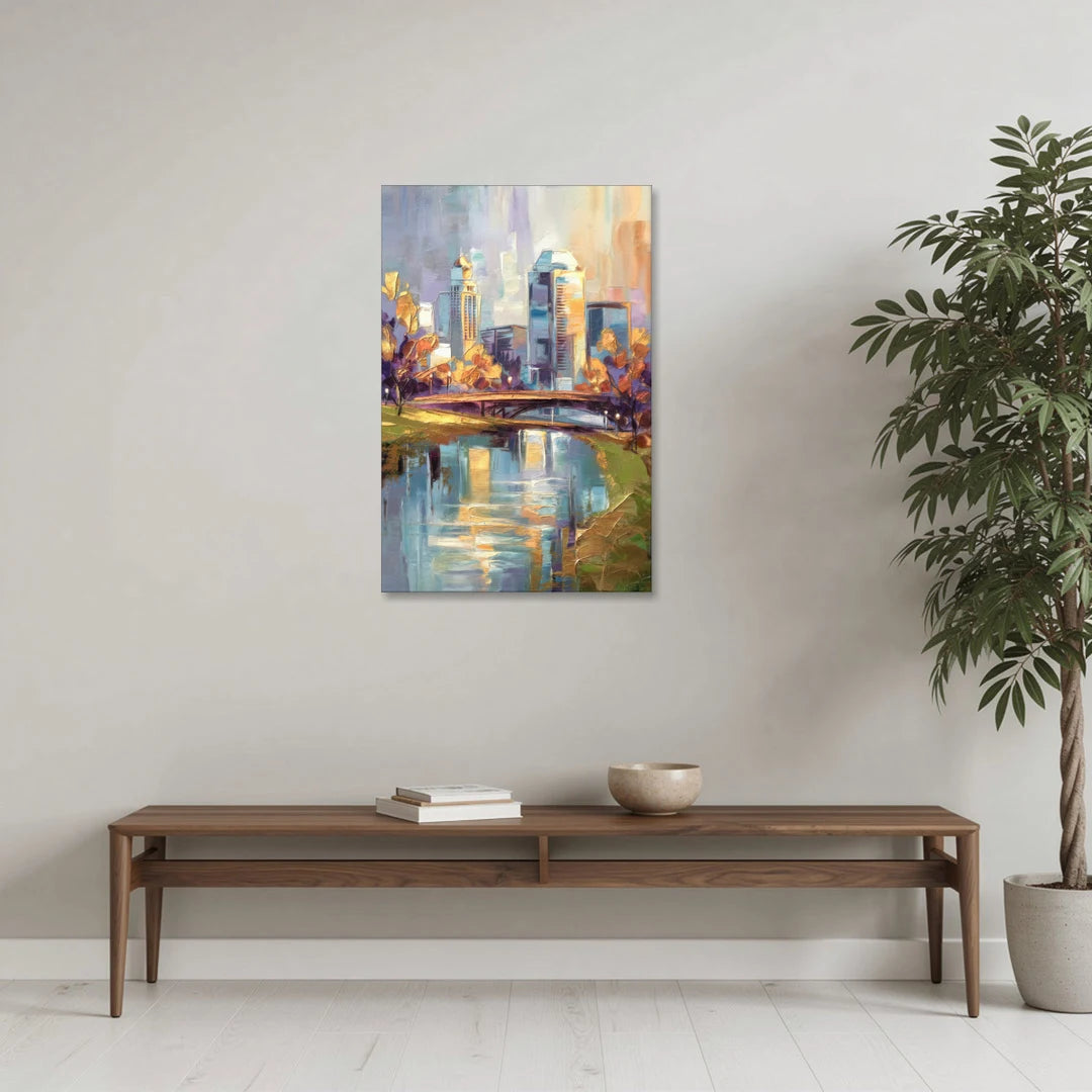 Louisville Waterfront Park - Canvas Wall Art - Coffee Table - 24x36