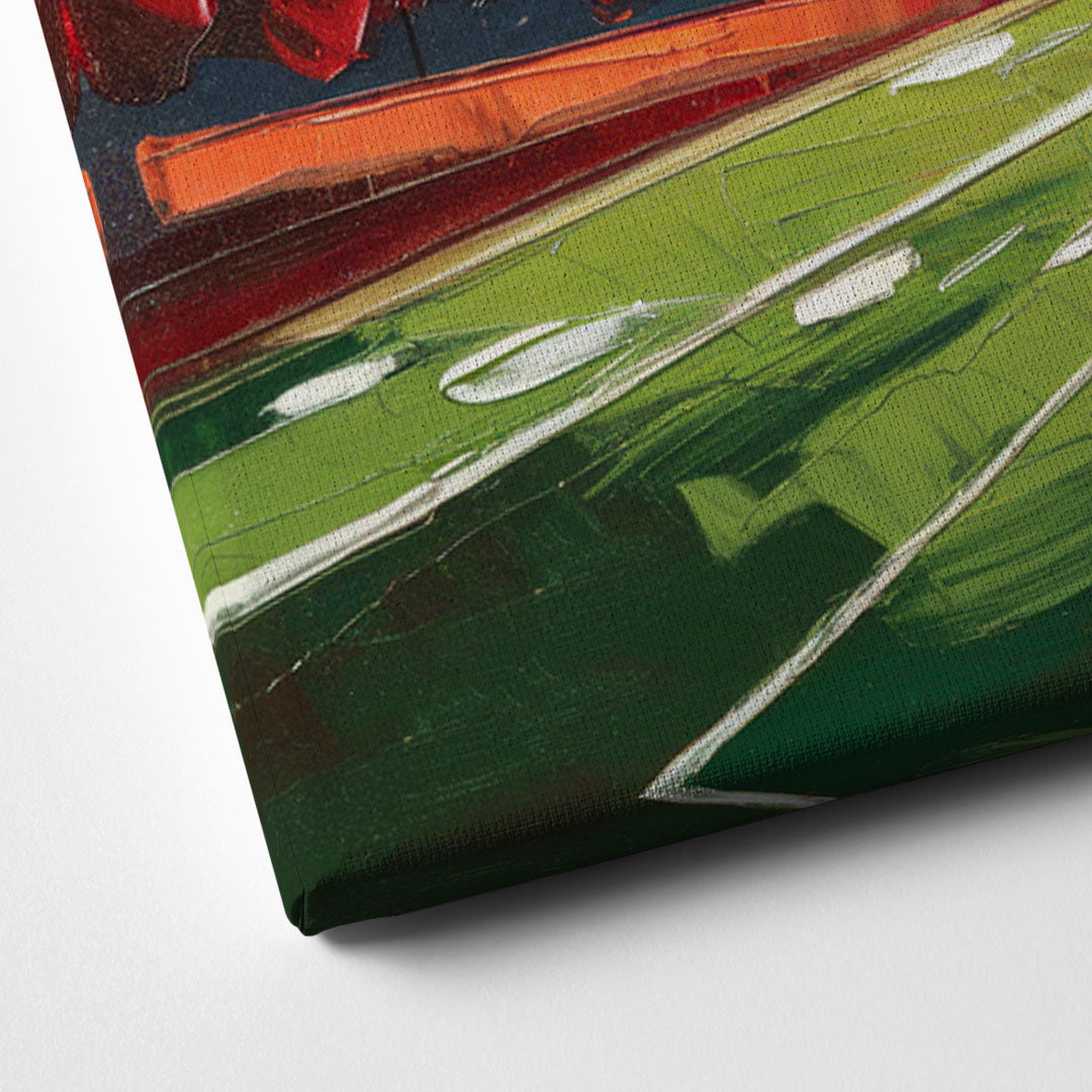 Lubbock Classic Red Raiders Canvas Close Up
