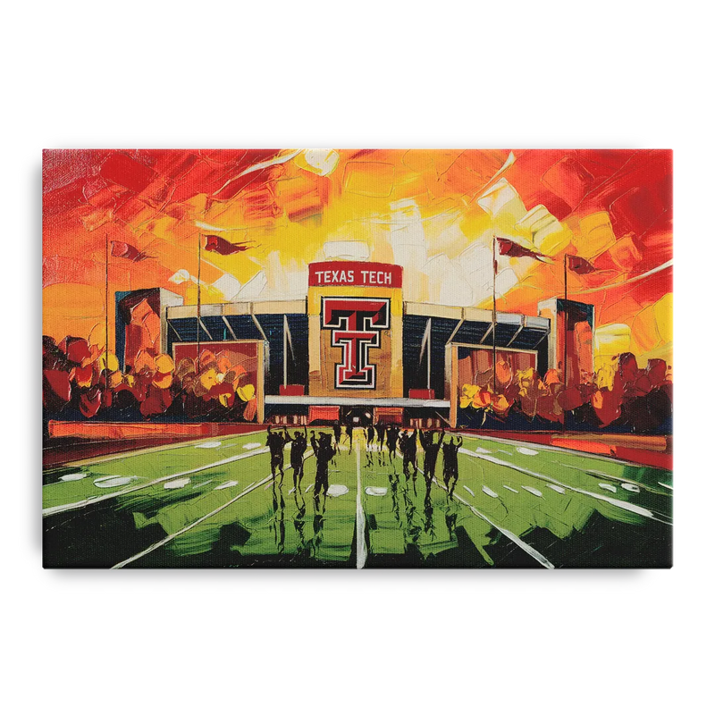 Lubbock Classic Red Raiders Front - Canvas Wall Art