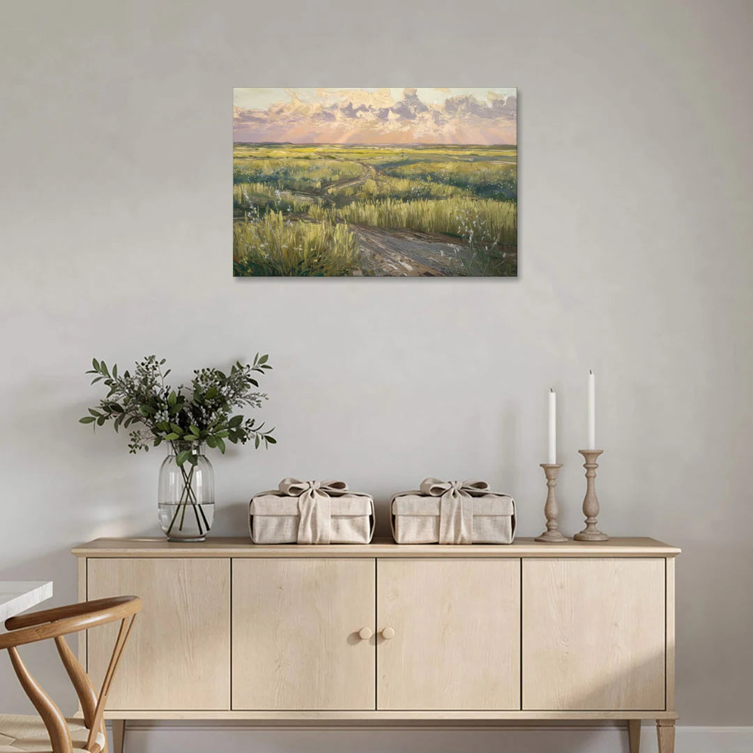 Lubbock Prairie Landscape - Canvas Wall Art - Coffee Table - 36x24