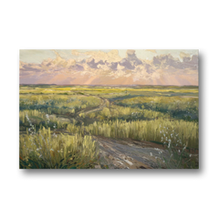 Lubbock Prairie Landscape - Canvas Wall Art - Front