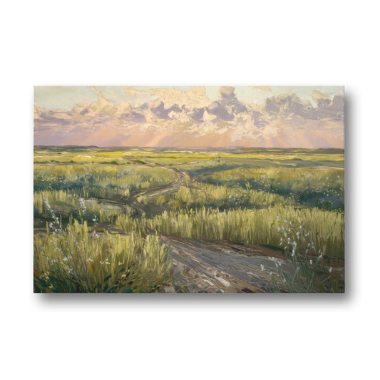 Lubbock Prairie Landscape - Canvas Wall Art - Front
