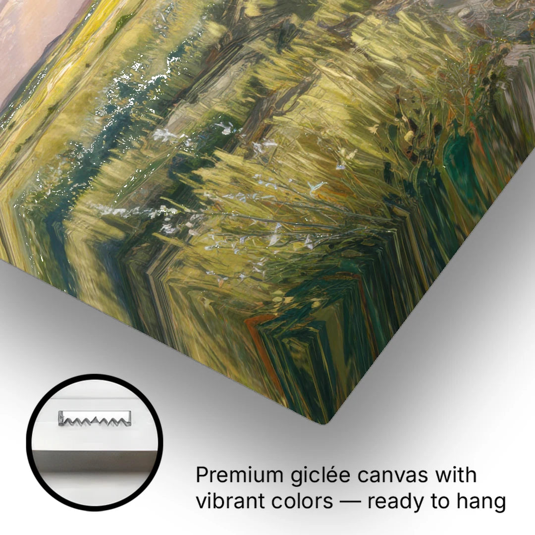 Lubbock Prairie Landscape - Canvas Wall Art - Gallery Wrap Corner