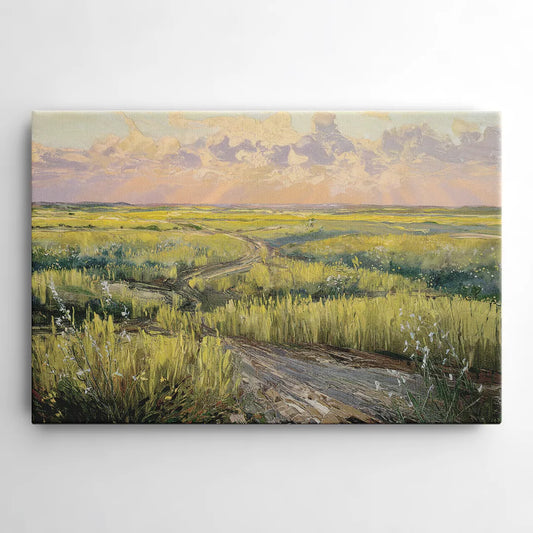 Lubbock Prairie Landscape - Canvas Wall Art
