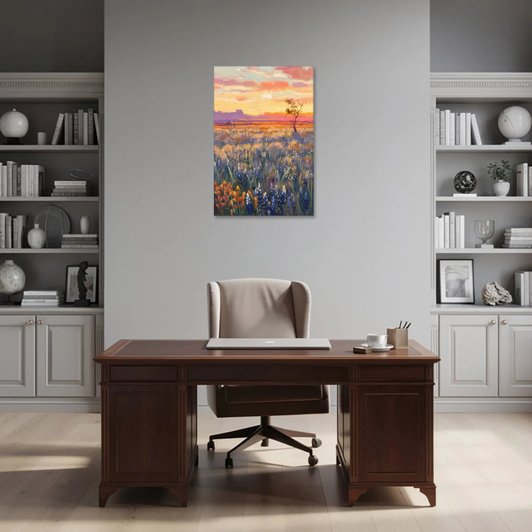 Lubbock West Texas Horizon - Canvas Wall Art - Office - 24x36