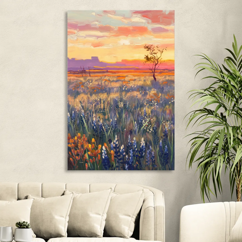 Lubbock West Texas Horizon Living Room - Canvas Wall Art