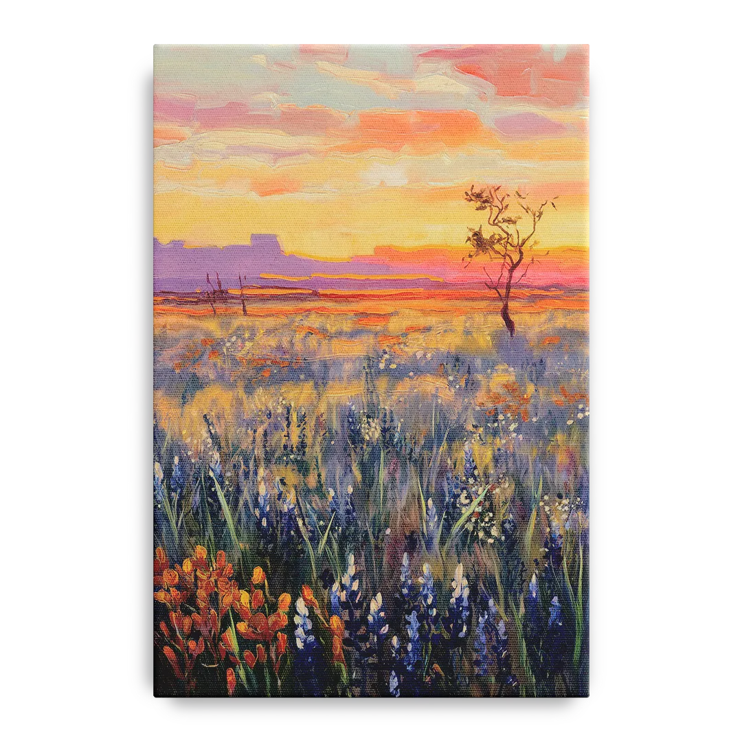 Lubbock West Texas Horizon Front - Canvas Wall Art