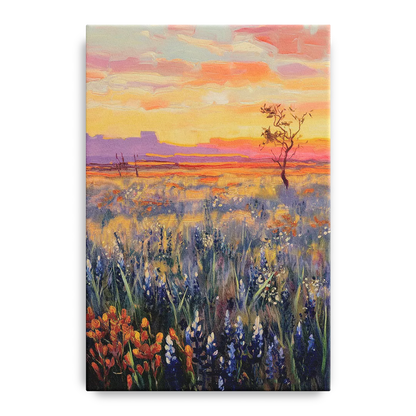 Lubbock West Texas Horizon Front - Canvas Wall Art