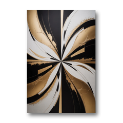 Luxurious Geometric Elegance - Canvas Wall Art - Front