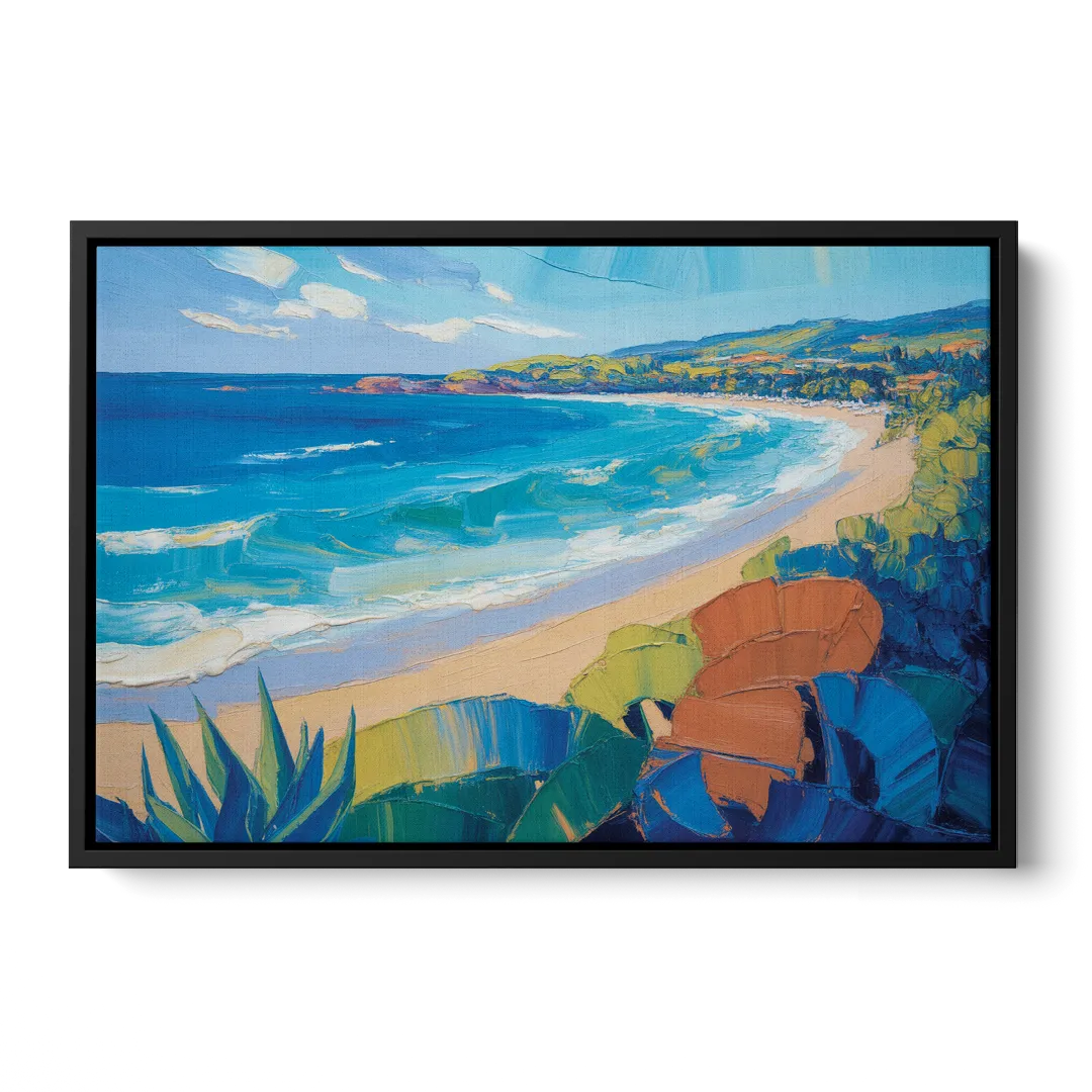 Luxury Punta Mita Bay Front - Black Canvas Wall Art