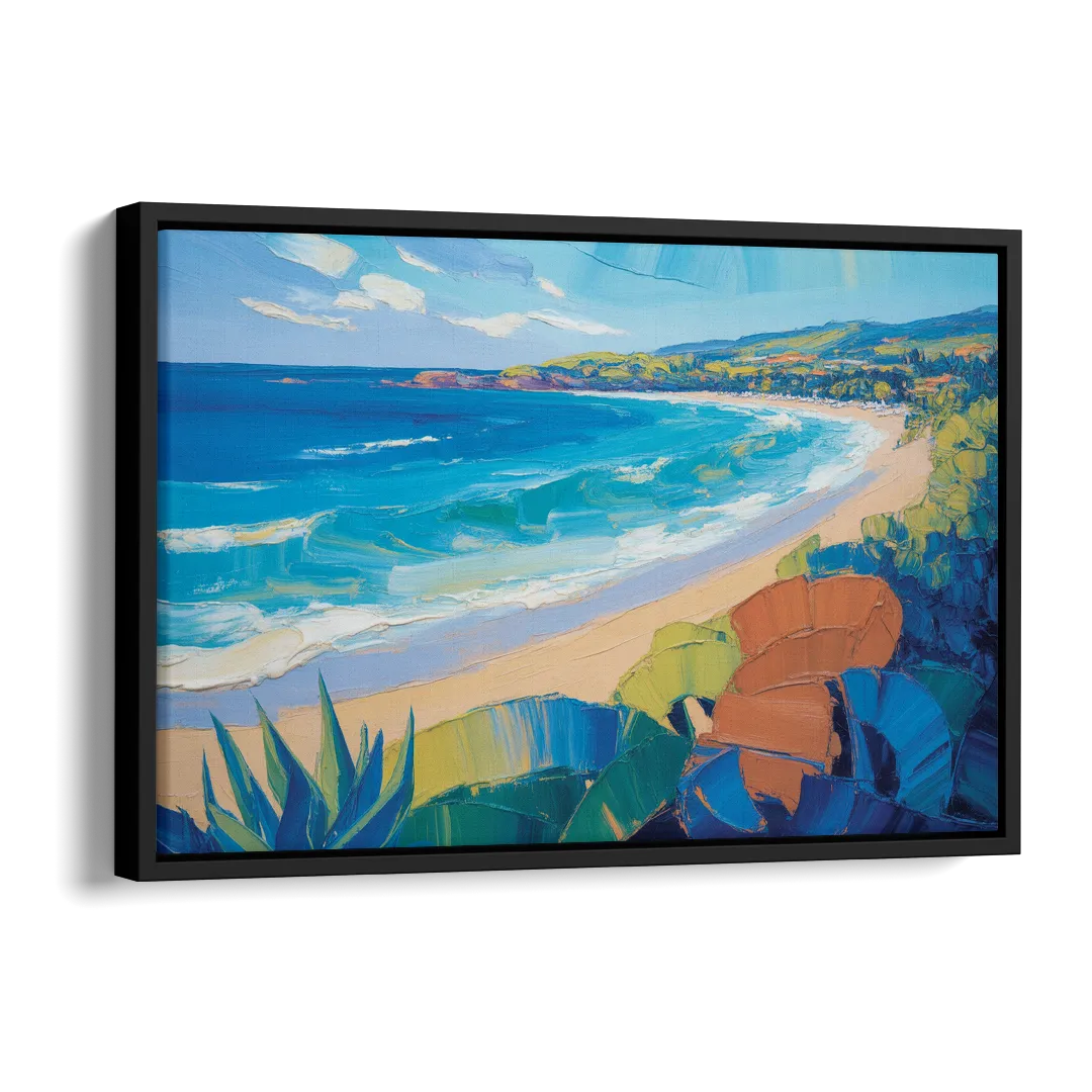 Luxury Punta Mita Bay Side - Black Canvas Wall Art