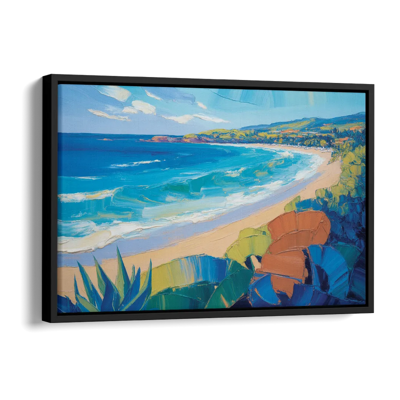 Luxury Punta Mita Bay Side - Black Canvas Wall Art