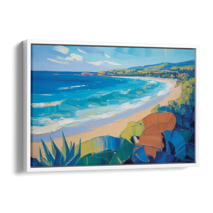 Luxury Punta Mita Bay Side - White Canvas Wall Art