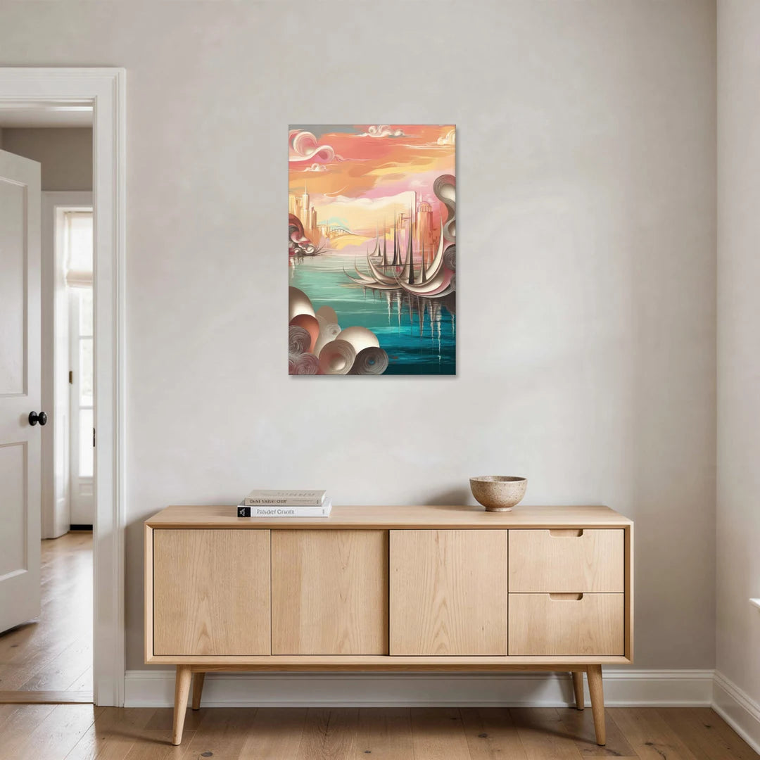 Mackinac Island Waterfront Serenity - Canvas Wall Art - Coffee Table - 24x36
