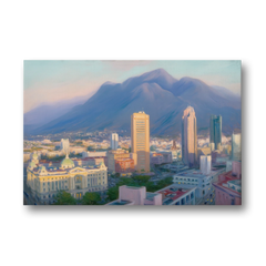 Macroplaza Skyline - Canvas Wall Art - Front